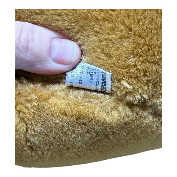 Commonwealth Moostletoe Moose Christmas Plush Stuffed Animal Toy 1986 Scarf Hat - Picture 8 of 9